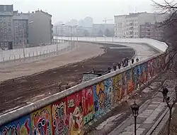 The Berlin Wall divided East and West Berlin