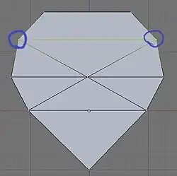 Select the vertices