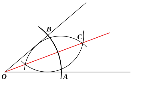 How to bisect an angle