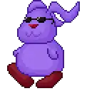 Cool bunny sprite