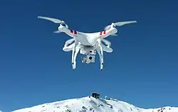 A drone uses computers to help manage the minutia of flight.