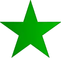 The green star of Esperanto (Verda stelo)