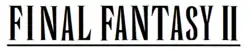 Final Fantasy II wordmark