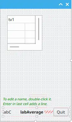 Tall Gambas form to average student marks