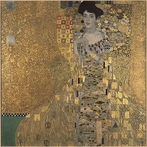 Portrait of Adele Bloch-Bauer I by Gustav Klimt - 1907.