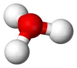 trigonal pyramidal: hydronium, H3O+
