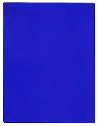 IKB 191 Minimalist work by Yves Klein - 1962