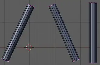 Setting up the tripod in  NUM1  view.