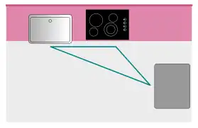 This is a 2-axis kitchen, too, even without a second row of cabinets