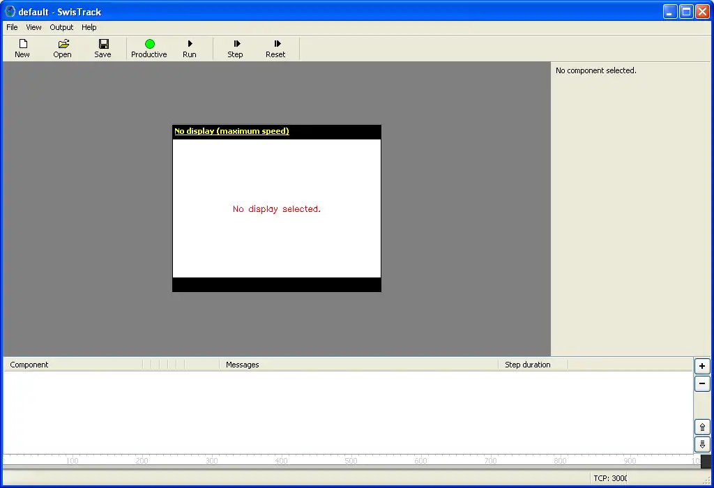 SwisTrack's main window