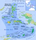 Maps of Maluku (Molucas)