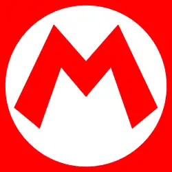 Mario emblem.