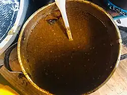 Nigerian baobab leaf stew