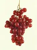 Red grapes