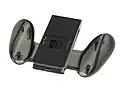 The official chargable JoyCon grip viewed from the top