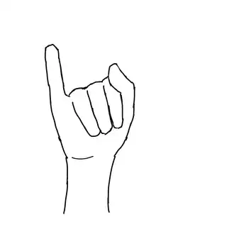 Polish Sign Language - letter I