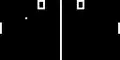 PONG running on CHIP-8.