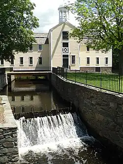 Slater Mill, a historic textile mill built in 1793.