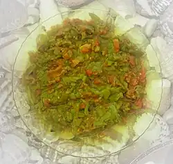 Green pepper and tomato hmiss