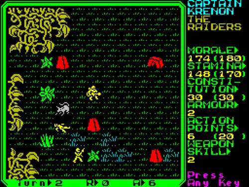 Rebel Star II, a turn based tactics game from 1988.