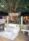 Shrine to "Mae Nak or แม่นาก / Nang Nak or นางนาก",who is a legendary woman of bankokian folklore.