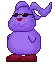 Simple cool bunny sprite