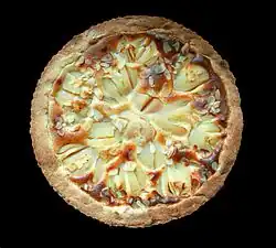 Frangipane and pear tart