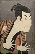 Scary painting Otani Oniji II Toshusai Sharaku