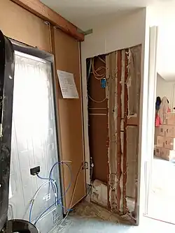 After ripping off most of the drywall