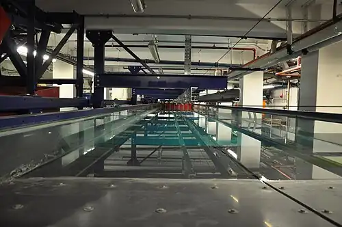 Contemporary towing tank.