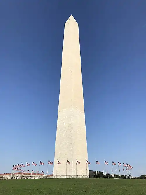 Washington Monument Obelisk - 1884.